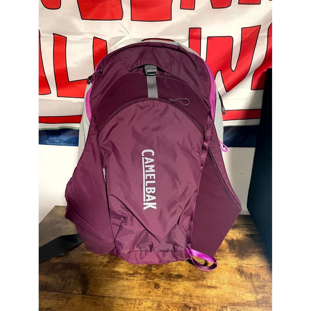 CamelBak Sequoia Hydration Backpack Womens Plum Gray Adjustable Strap Hiking